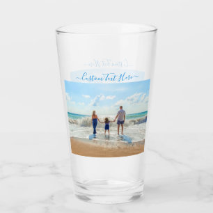 Aangepast uw fotoglas met tekst glas