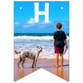 Aangepast uw fotoontwerp Verjaardag Bunting Vlagge Vlaggetjes (Tweede vlag)