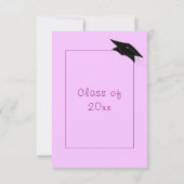 Aangepast uw kleuren en de uitnodiging van het Afs (Achterkant)