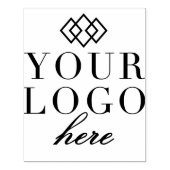 Aangepast uw Logo hier Rubber Stamp Rubberstempel (Afrduk)