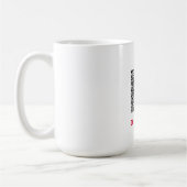 Aangepast Uw QR Code Scan Info Funny Coffee Mok (Links)