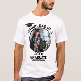 Aangepast vader van een Afstuderen foto T-shirt
