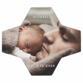 Aangepast vaderdag beste pap Aangepast fotobericht Voetbal (Enkel)