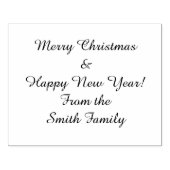 Aangepast vakantiebericht 	rubberstempel (Afrduk)