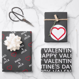 Aangepast Valentijnsdag-opvulpapier Inpakpapier Vel