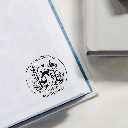 Aangepast vanuit de bibliotheek van Cute Fox Rubberstempel