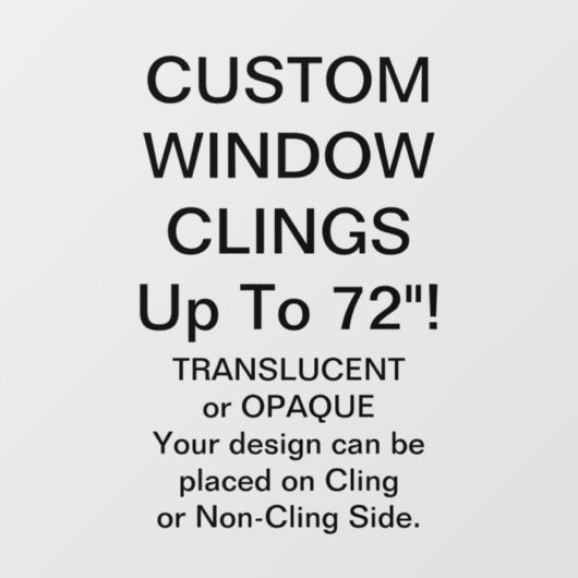 Aangepast venster dat gedeeltelijk transparant is raamsticker (Vel)