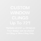 Aangepast venster voor AUTOMATISCHE weergave: 4 x Raamsticker (Vel)