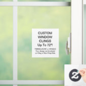 Aangepast venster voor volledig oplaadbaar scherm raamsticker (Huis)