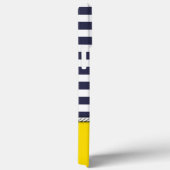 Aangepast ventilatorblauw blauw Stripe zomergeel Case-Mate iPhone Case (Achterkant / Rechts)