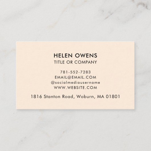 Aangepast verbinden met ons QR-code | Onderneming  Visitekaartje (Achterkant)