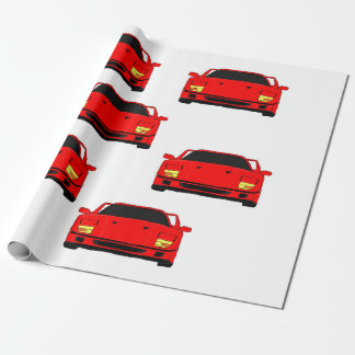 Aangepast verpakkingspapier voor sportauto's cadeaupapier