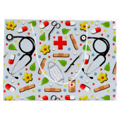 Aangepast verpleegkundig Afstuderen Groot Cadeauzakje (Achterkant)