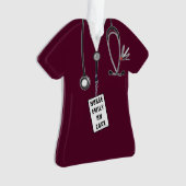 Aangepast verpleegkundig Ornament (voorkant)