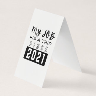 Aangepast, verticaal gevouwen Visitekaartje