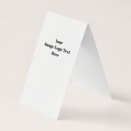 Aangepast, verticaal gevouwen Visitekaartje