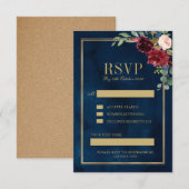 aangepast verzoek RSVP kaartje (Voorkant / Achterkant)