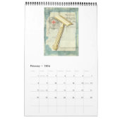 Aangepast Victoriaans herenkalender voor 2013 Kalender (Feb 2026)