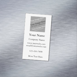 Aangepast Vierkant Afbeelding Magnetisch Visitekaa Visitekaartje Magneet