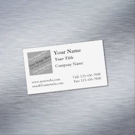 Aangepast Vierkant Logo Magnetisch Visitekaartje