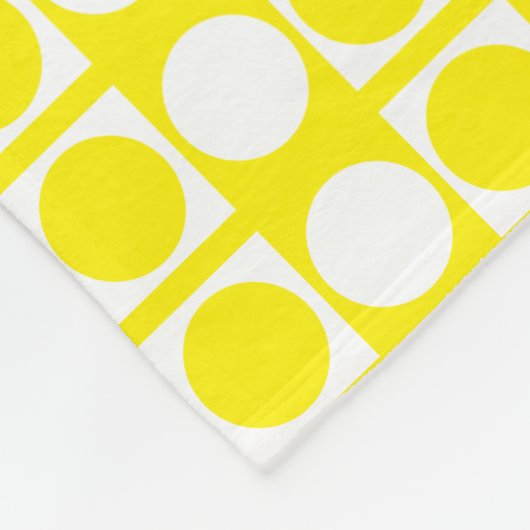 Aangepast vierkant puntpatroon fleece deken (Hoek)