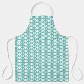 Aangepast vierkant puntpatroon schort (Voorkant)