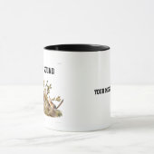 Aangepast vierkant vierkant rond de grond mok (Midden)