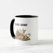 Aangepast vierkant vierkant rond de grond mok (Voorkant links)