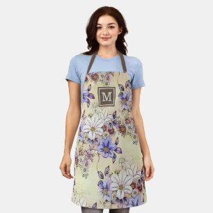 Aangepast Violet Paars roze donkerrood fluitpatroo Schort