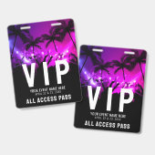 Aangepast VIP All Access-evenement Badge (Voor- en achterkant)