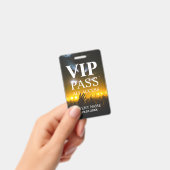 Aangepast VIP QR Code Event Badge (Handheld)