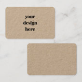 Aangepast Visitekaartje (Voorkant / Achterkant)