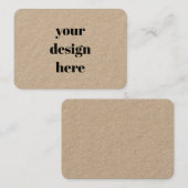 Aangepast Visitekaartje (Voorkant / Achterkant)