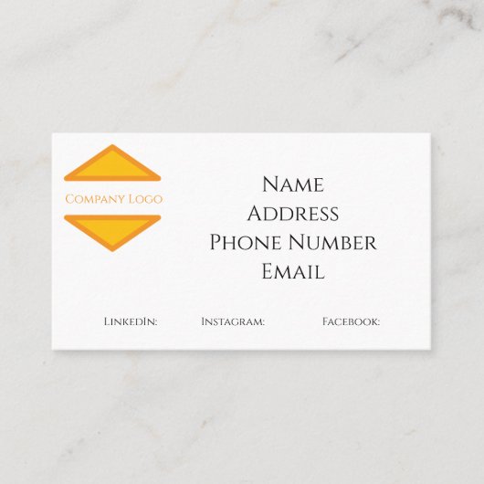 Aangepast Visitekaartje (Voorkant)