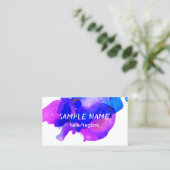 aangepast visitekaartje dubbelzijdige abstracte ku (Staand voorkant)