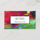 aangepast visitekaartje dubbelzijdige abstracte ku (Voorkant)