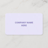 Aangepast Visitekaartje met uw eigen ontwerp (Achterkant)