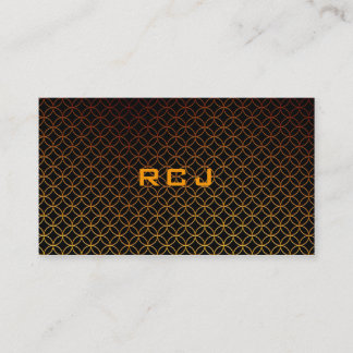 Aangepast Visitekaartje monogram