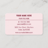 Aangepast Visitekaartje - Persoonlijk - Twee kleur (Voorkant)