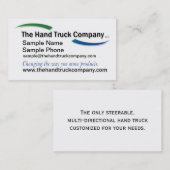 Aangepast Visitekaartje STEEKPROEF (Voorkant / Achterkant)