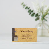 Aangepast Visitekaartje van de mantel van de Syrup (Staand voorkant)