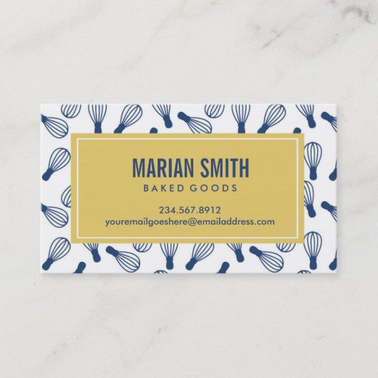 Aangepast Visitekaartje voor baken (Voorkant)