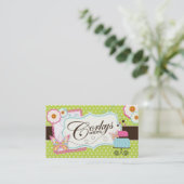 Aangepast Visitekaartje voor bakkerij (Staand voorkant)