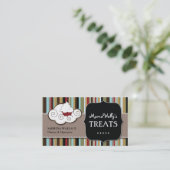 Aangepast Visitekaartje voor bakkerij (Staand voorkant)