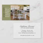 Aangepast Visitekaartje voor kast (Voorkant / Achterkant)