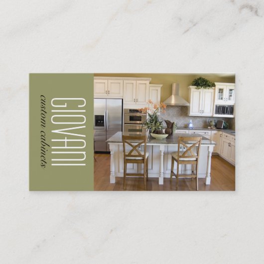 Aangepast Visitekaartje voor kast (Voorkant)