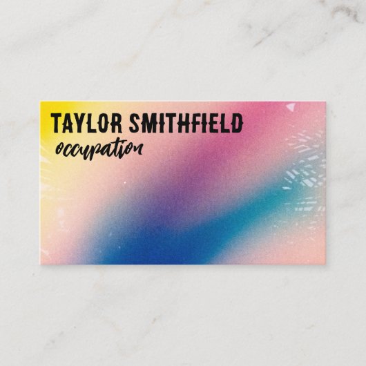 Aangepast Visitekaartje voor kleurenverschuiving (Voorkant)