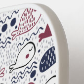 Aangepast vismodel pickleball paddle (Links Detail)