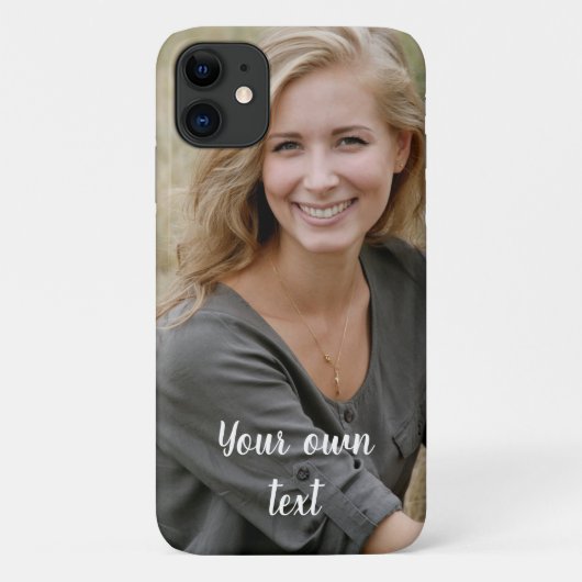 Aangepast, voeg Foto en Tekst toe. Case-Mate iPhone Case (Achterkant)