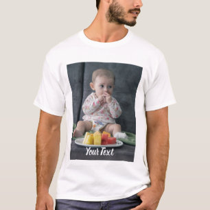 Aangepast. Voeg Foto en Tekst toe. Gepersonaliseer T-shirt